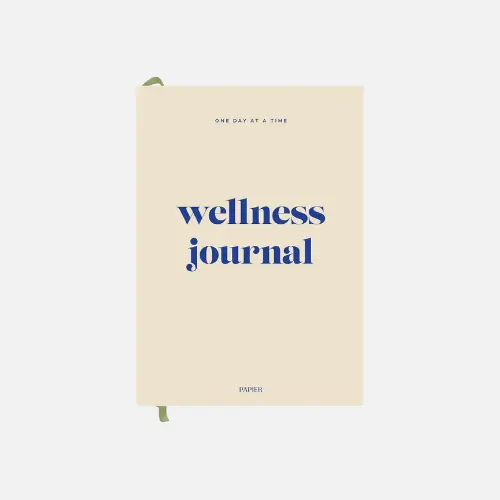 Pinterest pin image of Papier Daily Wellness Journal Diary