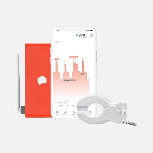 Pinterest pin featuring the Sense Energy Monitor for tracking real-time electricity usage and smarter energy management.