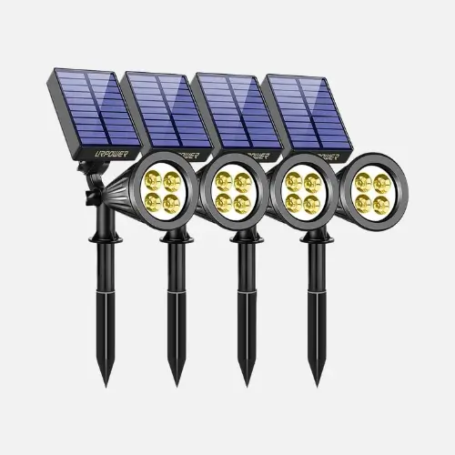 Pinterest pin showcasing URPOWER Waterproof Outdoor Solar Lights for sustainable and waterproof outdoor lighting.