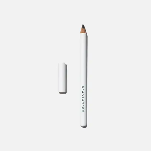 Pinterest pin showcasing W3LL PEOPLE Fresh Lines Liquid Eyeliner, a non-toxic, long-lasting liquid eyeliner that delivers precise, bold lines with clean, safe ingredients.