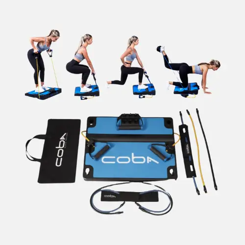 COBA Full Home Workout System designed for full-body strength training and glute activation, ideal for home fitness routines.