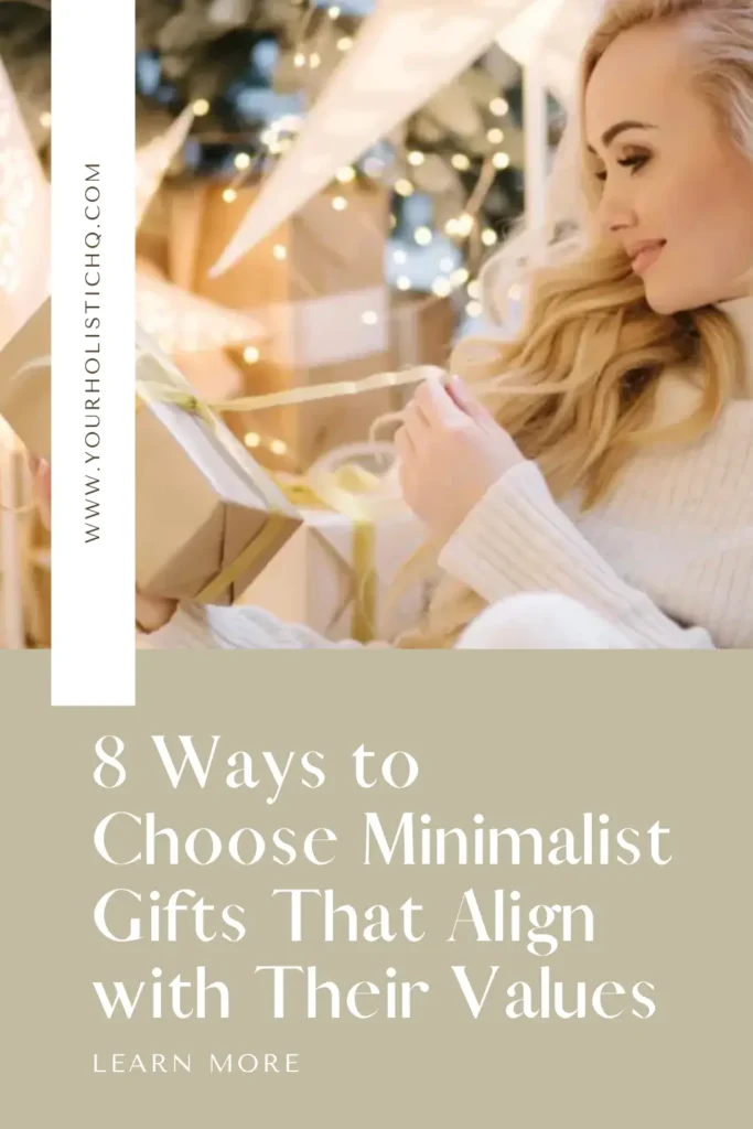 8 Ways to Give Minimalist Gifts That Make an Impact