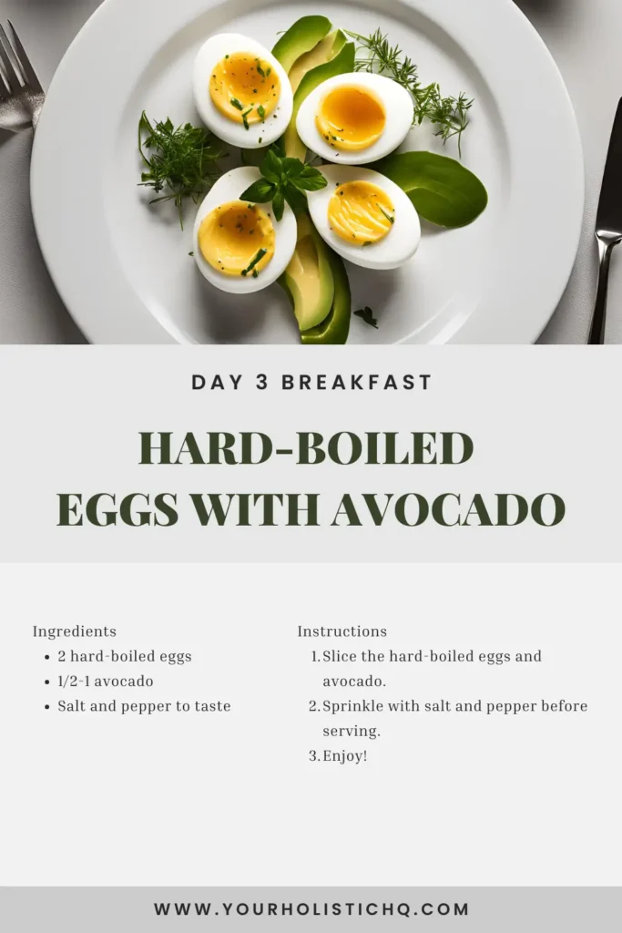 Hard-Boiled Eggs with Avocado